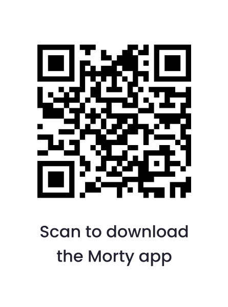 Scan to download the Morty app